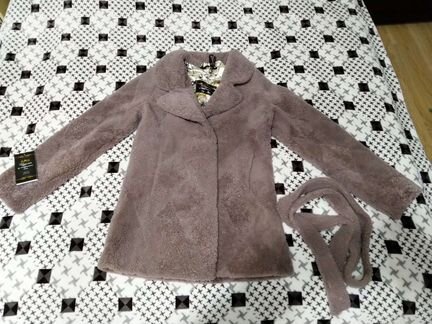 Шуба из овчины р-р 46