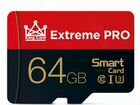 Карта памяти Micro SD Новая 64 Гб Extrim Pro