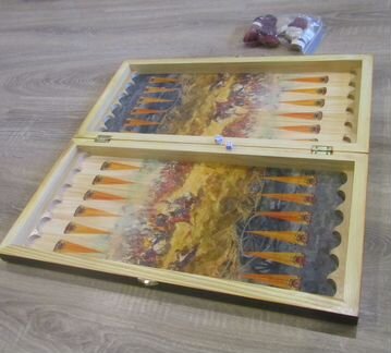 Шахматы и нарды в одном наборе