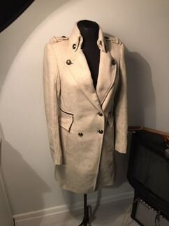 Тренч шерстяной Зара