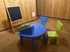 Стол,стулья, полки детские пластик бу IKEA