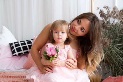 Платье Фэмили лук family look взрослое и детское