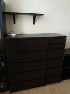 Комод черный б/у