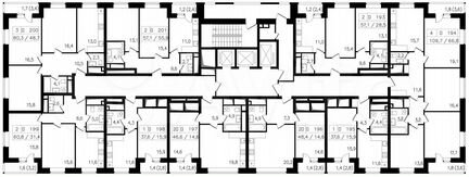 3-к квартира, 80.3 м², 23/25 эт.