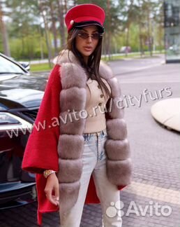 Кардиган с мехом