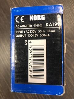 Адаптер korg KA-199 4,5V