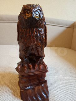 Фигура совы из массива дерева, СССР