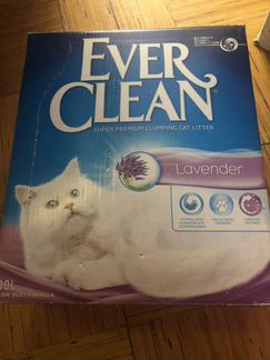 Наполнитель комкующийся, элитный, с лавандой. Новы