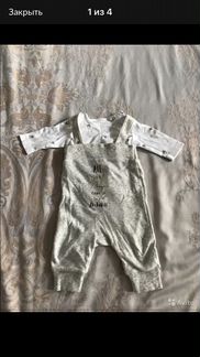 Вещи mothercare (песочник, комплекты и ползунки) н