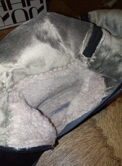 Ботфорты новые зимние натуральная замша мех