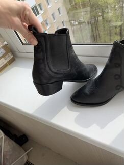 Казаки ботильоны натуральная кожа в идеале