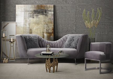 Диван Eva серый / TOV furniture