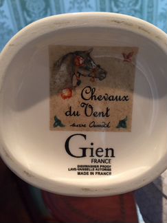 Ваза “Gien. Кони ветра»