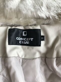 Коженная куртка утеплённая