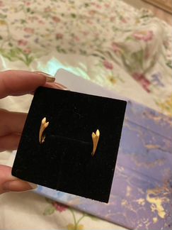 Золотые серьги