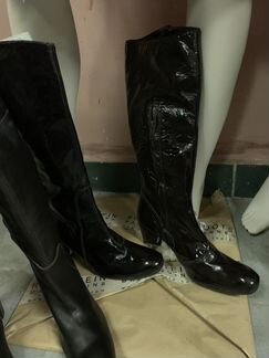 Сапоги кожанные новые(Брендовые)