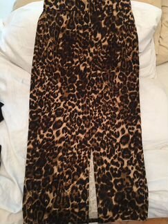Юбка леопардовая