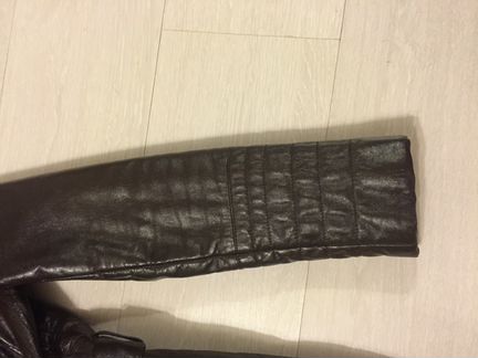 Кожаное пальто