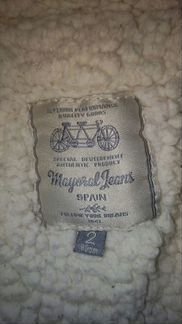 Демисезонная Куртка mayoral на76-88см,шапка,комбез