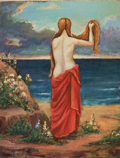 Картина На рассвете 50х40 х.м