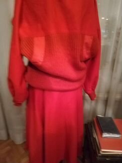 Юбка с кофтой винтаж Германия шерсть