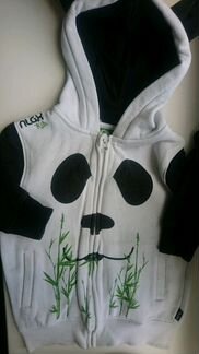 Толстовка с капюшоном на молнии панда