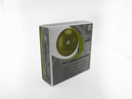 Мяч гимнастический Lite Weights (65 см, антивзрыв, с насосом, салатовый) (1866LW)