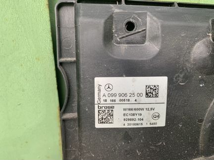 Вентилятор диффузор Mercedes W166 Мерседес 166