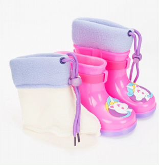 Резиновые сапоги с единорогом