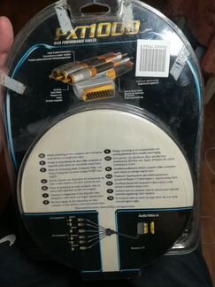 Кабель Philips PXT1000 SWV6345/10 (Scart-6RCA, 5m)