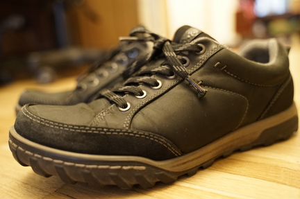 Зимние кожаные ботинки Ecco