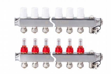 Коллектор с расходомером на 12 контуров N700