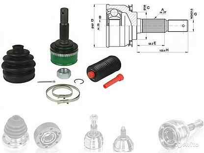 шрус внешний asva арт. шрус stellox 150 1747-sx. шрус наружный ni088. шрус asva meriu212. шрус наружный ниссан максима а32.