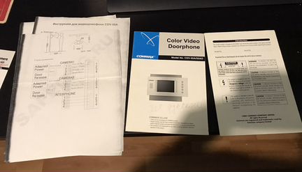 Видеодомофон Commax и вызывная панель
