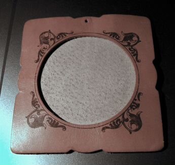 Рамка для фото натуральная кожа Германия