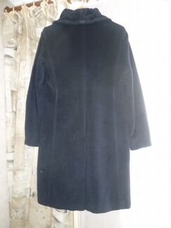 Пальто Maxco Италия р.44-46 шерсть+ангора, синее