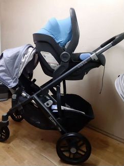 Uppababy mesa автокресло +база в автомобиль