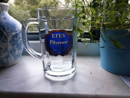 Коллекционная Кружка/бокал efes pilzener premium b
