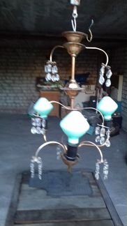 Люстра старинная винтажная