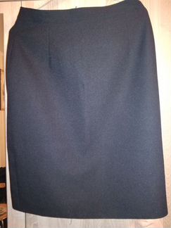 Юбка чёрная классическая 48