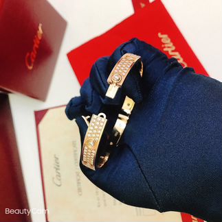 Браслет Картье из золота 750 пробы и бриллиантов