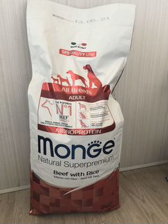 Monge корм для собак