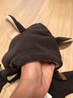 Флисовый комбинезон-мишка, 74-80