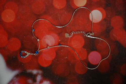 Новый комплект ожерелье, кольцо, серьги