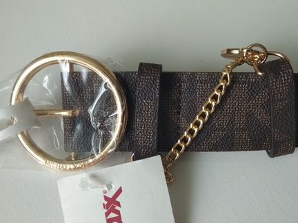 Женский ремень Michael Kors, коричневый, разм.L