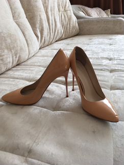 Туфли лаковые nude Sergio Rossi оригинал