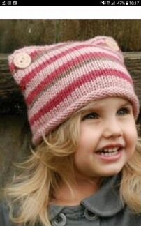 Шапка для девочки 4-5 лет