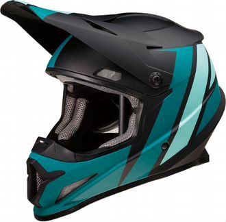 Мотошлем Кроссовый Z1R Rise Evac / Черно-синий