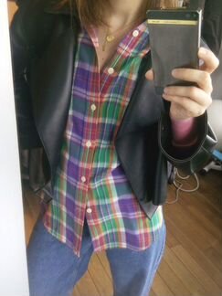 Рубашка ralph lauren почти новая 42 размер