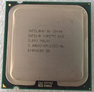 Intel Core 2 duo E8400 (3Ghz, 6M, 1333Mhz, S775)
